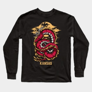 Flying Dragon Kansas Long Sleeve T-Shirt